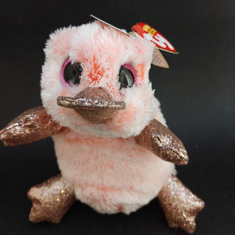 TY Beanie Boos - WILMA Pink Platypus (6 Inch) Stuffed Plush New with Tags 2019